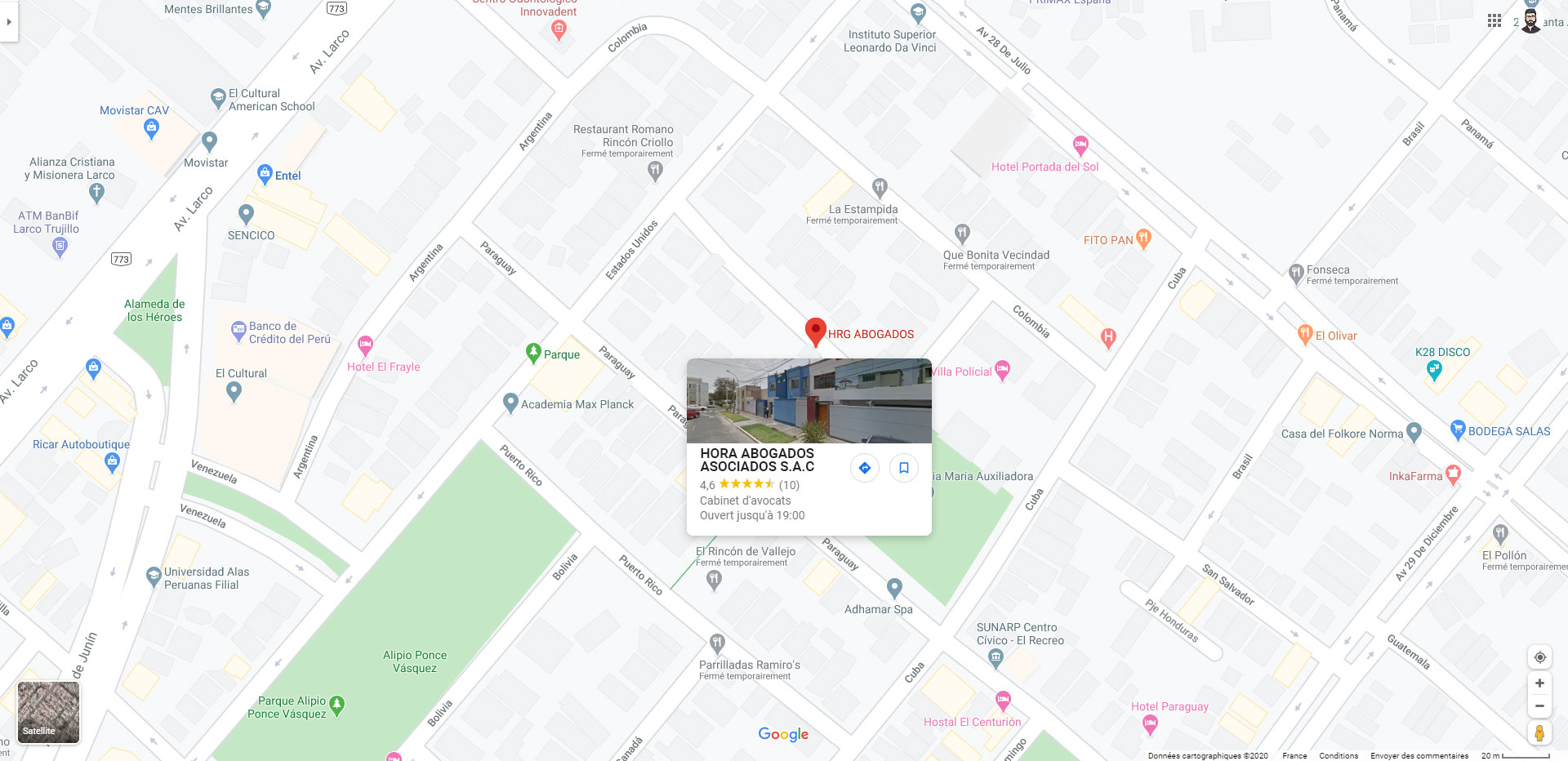 Calle Ecuador #180, URB. El Recreo